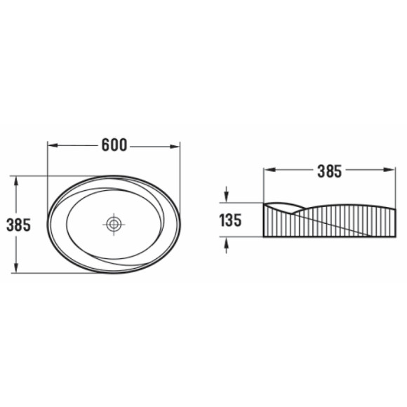 Раковина-чаша CeramaLux 60 78750MB Черная матовая Раковина-чаша CeramaLux 60 78750MB Черная матовая