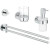 Набор аксессуаров для ванной Grohe Essentials 40846001 Хром