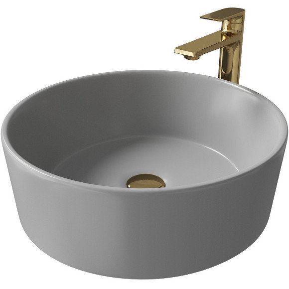 Раковина-чаша Grossman 40 GR-3013GM Серая матовая Раковина-чаша Grossman 40 GR-3013GM Серая матовая