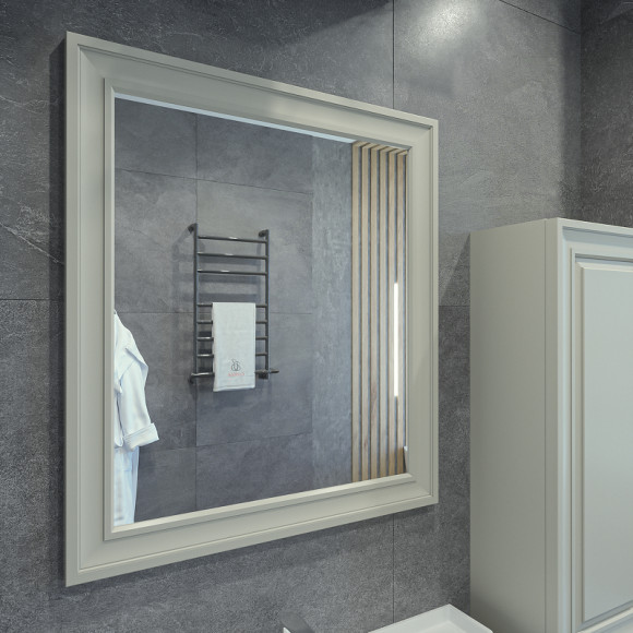 Зеркало Caprigo Ponza 80 13532-030.000.00.20 Серое матовое