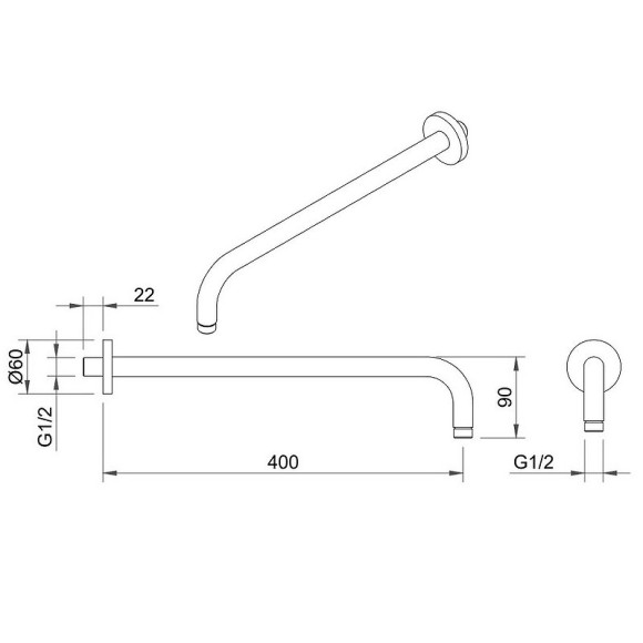 Душевая система Berges Nardis 3R 071014 Черная матовая Душевая система Berges Nardis 3R 071014 Черная матовая