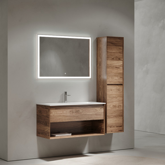 Тумба под раковину Sancos Marmi 1.0 100 MR1.0100ECH подвесная Дуб чарльстон