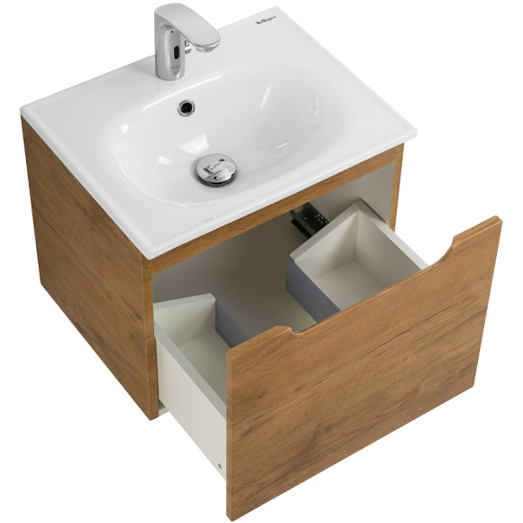 Тумба под раковину BelBagno Etna 60 ETNA-600-1C-SO-RN-P подвесная Rovere Nature Тумба под раковину BelBagno Etna 60 ETNA-600-1C-SO-RN-P подвесная Rovere Nature