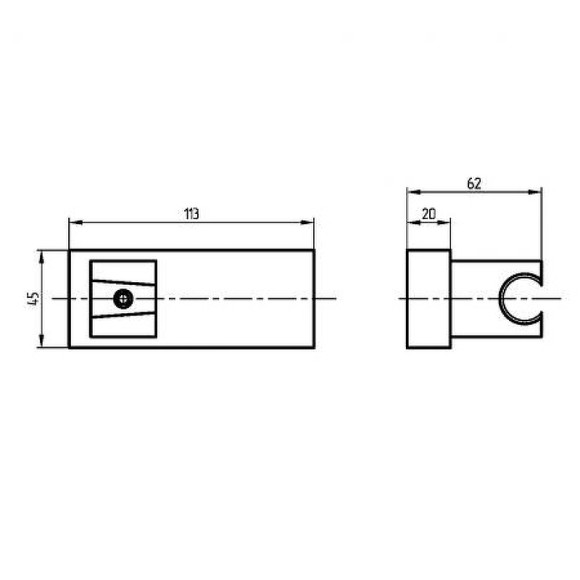 Держатель ручного душа Migliore Ricambi 20073 Хром