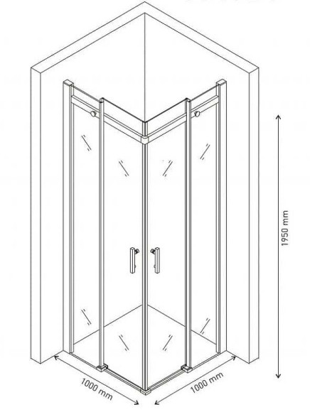 Душевой уголок Berges Melita 100х100 061024 профиль Хром стекло прозрачное Душевой уголок Berges Melita 100х100 061024 профиль Хром стекло прозрачное