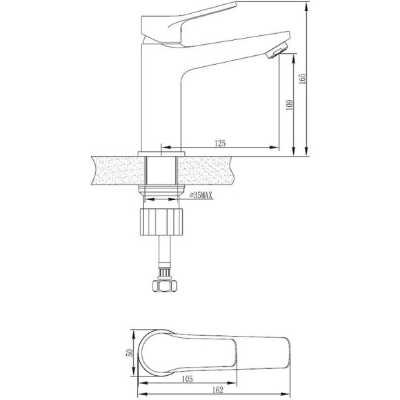 Смеситель для раковины ESKO Dubai Black DI 26 B Черный матовый Смеситель для раковины ESKO Dubai Black DI 26 B Черный матовый