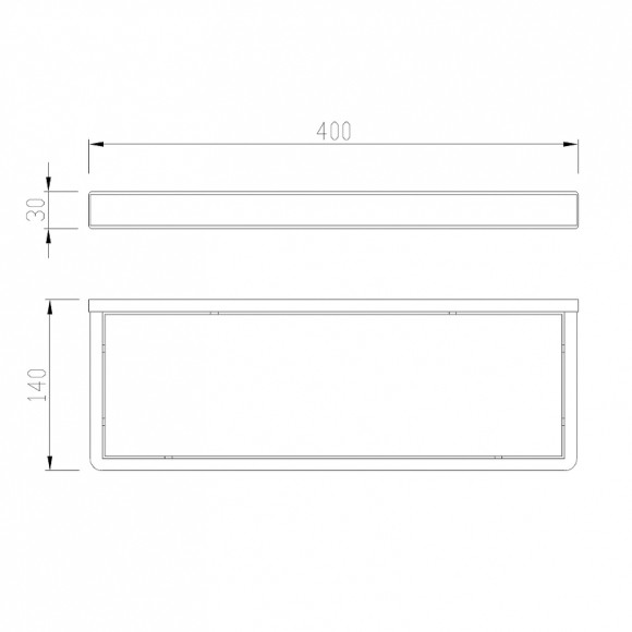Стеклянная полка Abber Westen AA1759 Хром Стеклянная полка Abber Westen AA1759 Хром