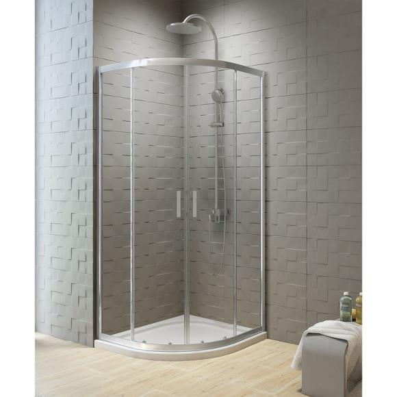 Душевой уголок New Trendy New Varia Chrome 80х80 K-0495 профиль Хром стекло прозрачное Душевой уголок New Trendy New Varia Chrome 80х80 K-0495 профиль Хром стекло прозрачное