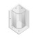 Душевой уголок New Trendy New Varia Chrome 80х80 K-0495 профиль Хром стекло прозрачное Душевой уголок New Trendy New Varia Chrome 80х80 K-0495 профиль Хром стекло прозрачное