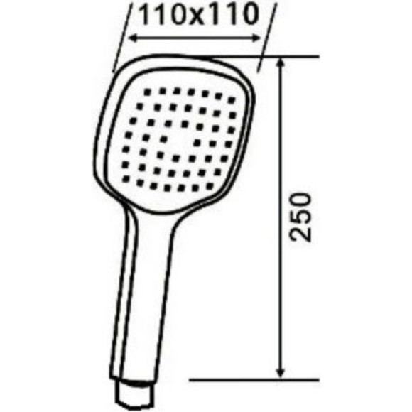Ручной душ Orange O-Shower S04HS Хром Ручной душ Orange O-Shower S04HS Хром