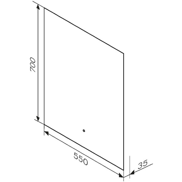 Зеркало AM.PM X-Joy 55 M85MOX10551S с подсветкой с ИК-сенсорным выключателем Зеркало AM.PM X-Joy 55 M85MOX10551S с подсветкой с ИК-сенсорным выключателем
