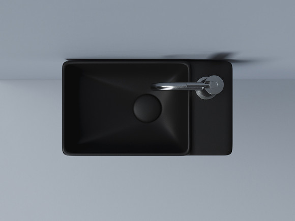 Раковина Ceramicanova Element 40 CN5045MB Черная матовая Раковина Ceramicanova Element 40 CN5045MB Черная матовая
