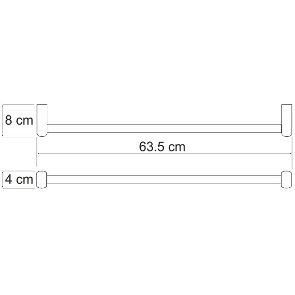 Полотенцедержатель WasserKRAFT Berkel K-6830 Хром