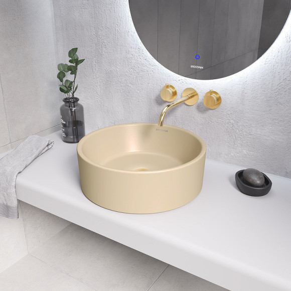 Раковина-чаша Grossman 40 GR-3013BEM Бежевая матовая Раковина-чаша Grossman 40 GR-3013BEM Бежевая матовая