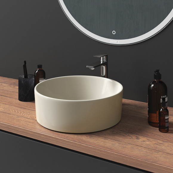 Раковина-чаша Grossman 40 GR-3013BEM Бежевая матовая Раковина-чаша Grossman 40 GR-3013BEM Бежевая матовая