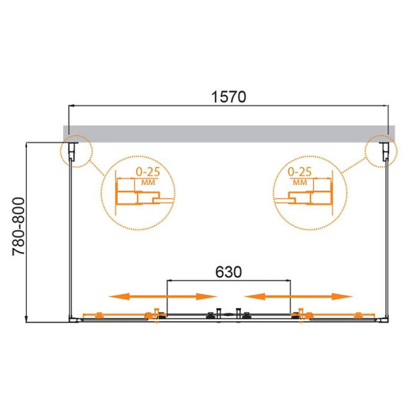 Душевой уголок Cezares Molveno 160x80 MOLVENO-AH-22-160/80-C-Cr-IV профиль Хром стекло прозрачное Душевой уголок Cezares Molveno 160x80 MOLVENO-AH-22-160/80-C-Cr-IV профиль Хром стекло прозрачное