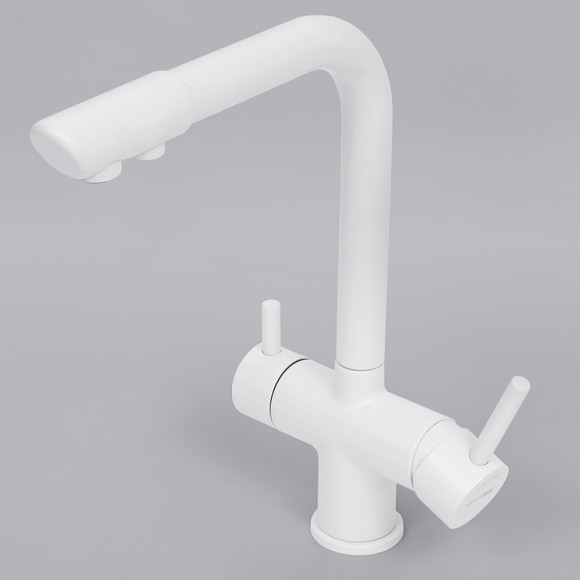 Смеситель для кухни WasserKRAFT A8357 Белый матовый