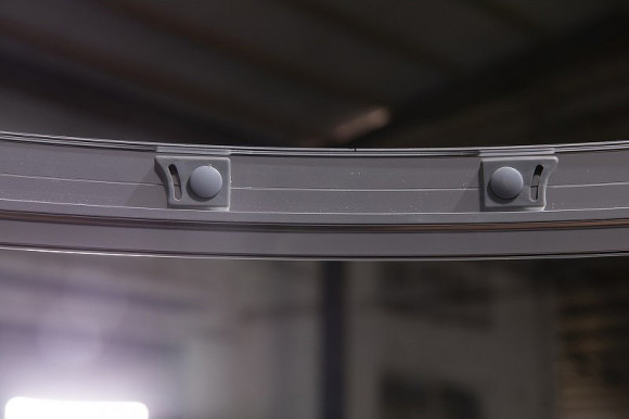 Душевой уголок Esbano ESR-8005 80х80 ESUGR8005 профиль Хром стекло рифленое