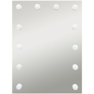 Зеркало Континент Бриджит 600х800 ЗЛП1613 гримерное с подсветкой с механическим выключателем