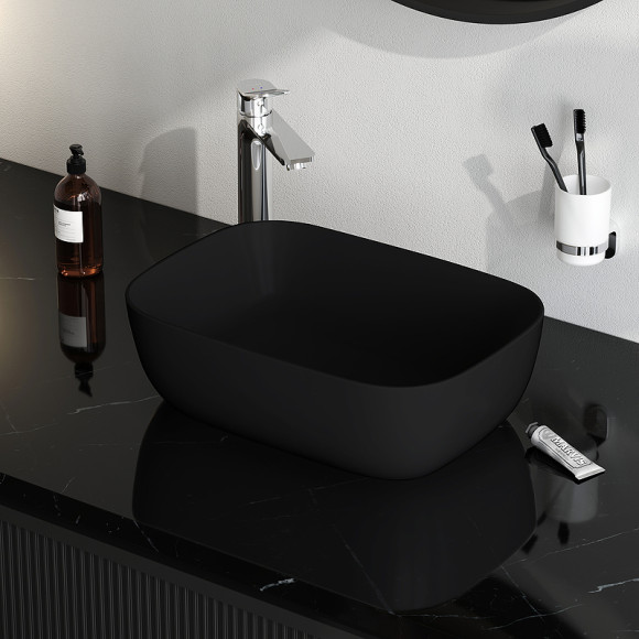 Раковина-чаша AM.PM Func 46 M8FWCC10450BM Черная матовая