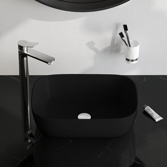 Раковина-чаша AM.PM Func 46 M8FWCC10450BM Черная матовая