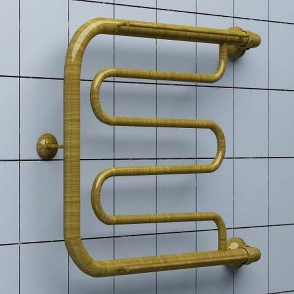 Водяной полотенцесушитель Ника Econ ПМ 60/50 с полкой Бронза Водяной полотенцесушитель Ника Econ ПМ 60/50 с полкой Бронза