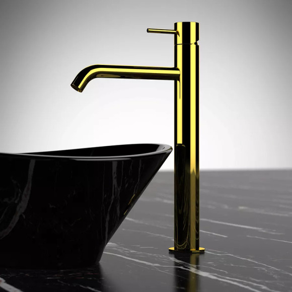 Смеситель для раковины Remer X-Style X10LXLDO Золото глянцевое Смеситель для раковины Remer X-Style X10LXLDO Золото глянцевое