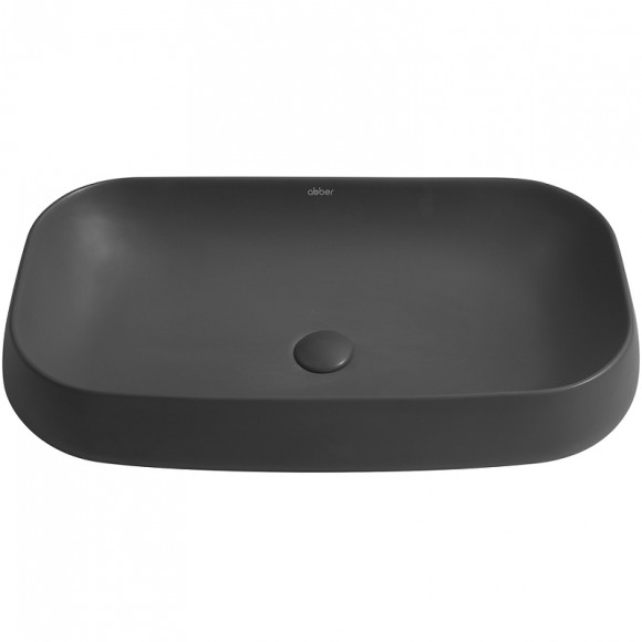 Раковина-чаша Abber Rechteck 71 AC2210MG Серая матовая
