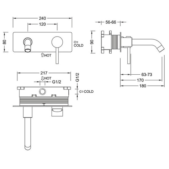 Смеситель для раковины Timo Saona 2371/03SM Черный