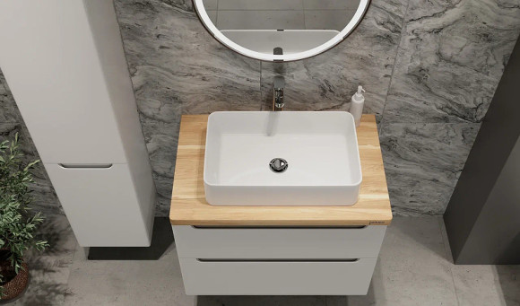 Столешница под раковину Jorno Wood 100 Wood.06.100/LW Светлое дерево Столешница под раковину Jorno Wood 100 Wood.06.100/LW Светлое дерево