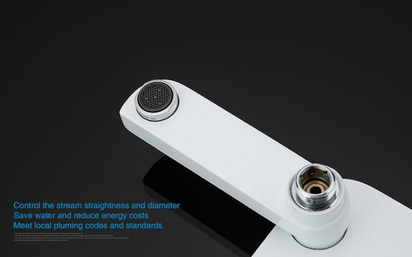 Смеситель для ванны Gappo G48 G3248 Белый Хром