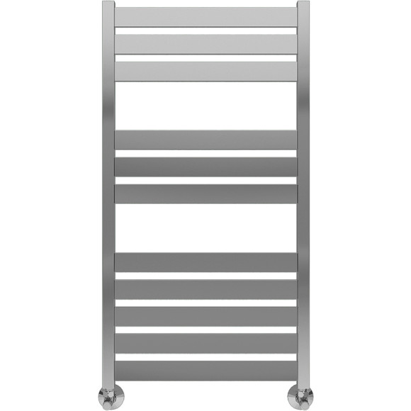 Водяной полотенцесушитель Terminus Латте П11 500х1000 4670078530707 Хром, нижнее подключение, G 1/2" ВР, с комплектом вентилей