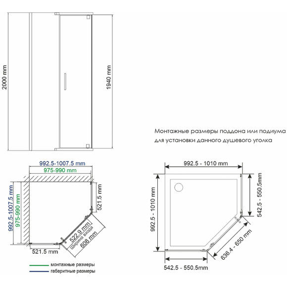 Душевой уголок WasserKRAFT Leine 100х100 35P38 профиль Хром стекло прозрачное Душевой уголок WasserKRAFT Leine 100х100 35P38 профиль Хром стекло прозрачное