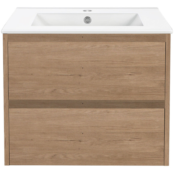 Тумба под раковину Vincea Gio 60 VMC-2G600NO подвесная N.Oak Тумба под раковину Vincea Gio 60 VMC-2G600NO подвесная N.Oak