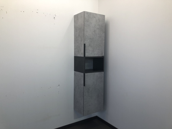 Шкаф пенал Comforty Франкфурт 40 00-00006505 подвесной Бетон светлый