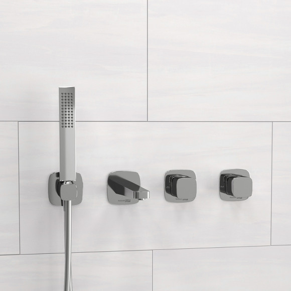 Смеситель для ванны WasserKRAFT Naab A8651.312.314.326.087.103 Хром