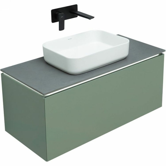 Тумба под раковину Allen Brau Infinity 100 1.21004.CGM подвесная Олива матовая Тумба под раковину Allen Brau Infinity 100 1.21004.CGM подвесная Олива матовая
