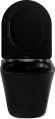 Унитаз Abber Bequem AC1102MB подвесной Черный матовый с сиденьем Микролифт Унитаз Abber Bequem AC1102MB подвесной Черный матовый с сиденьем Микролифт