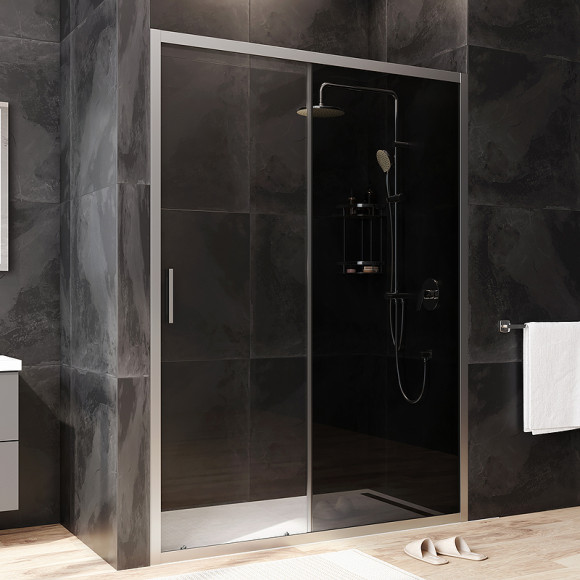 Душевая дверь AM.PM Gem 140 W90G-140-1-195MG профиль Хром матовый стекло тонированное-прозрачное Душевая дверь AM.PM Gem 140 W90G-140-1-195MG профиль Хром матовый стекло тонированное-прозрачное