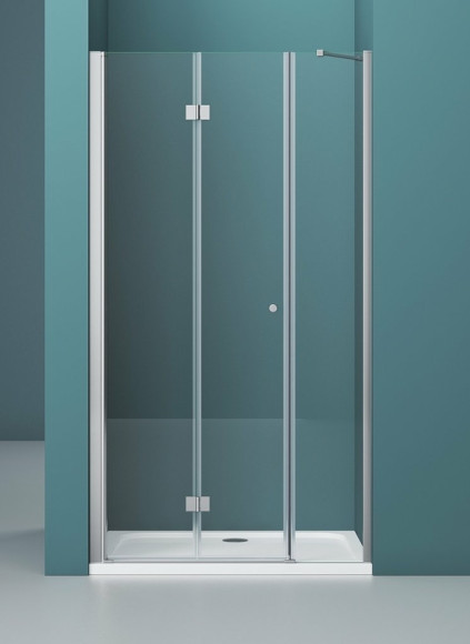 Душевая дверь BelBagno Albano 150 ALBANO-BS-13-60+90-C-Cr профиль Хром стекло прозрачное