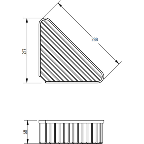 Полка корзина Migliore Complementi 22059 угловая Медь Полка корзина Migliore Complementi 22059 угловая Медь