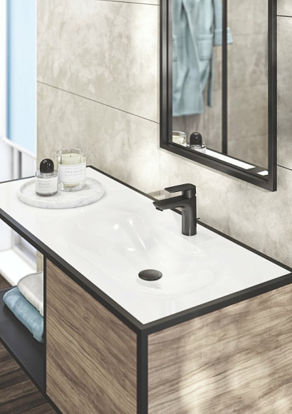 Смеситель для раковины Kludi Pure Style 402903975 Черный матовый