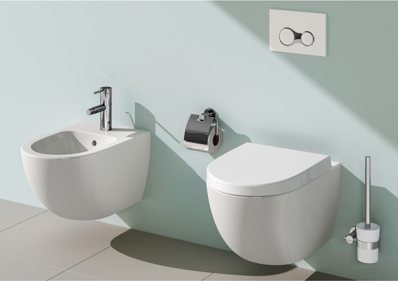 Биде Vitra Sento 4338B003-1046 подвесное Белое