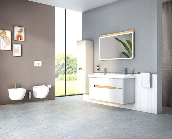 Биде Vitra Sento 4338B003-1046 подвесное Белое