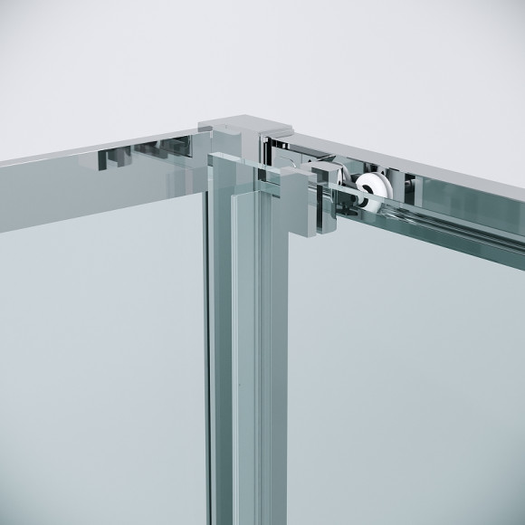 Душевой уголок Grossman Cosmo 130х70 120.K33.02.1370.10.00 профиль Хром стекло прозрачное