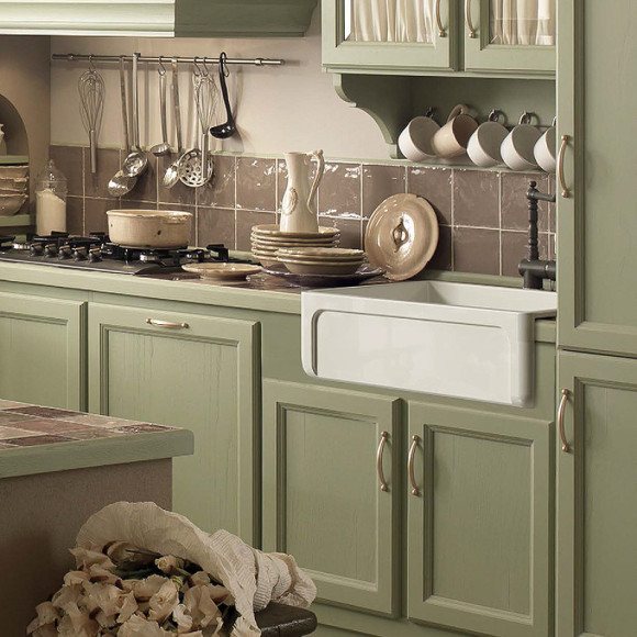 Кухонная мойка Kerasan Hannah Yorkshire 68 542001 Белая Кухонная мойка Kerasan Hannah Yorkshire 68 542001 Белая