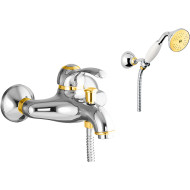 Смеситель для ванны Webert Aurora AU850101017 Хром Золото Смеситель для ванны Webert Aurora AU850101017 Хром Золото