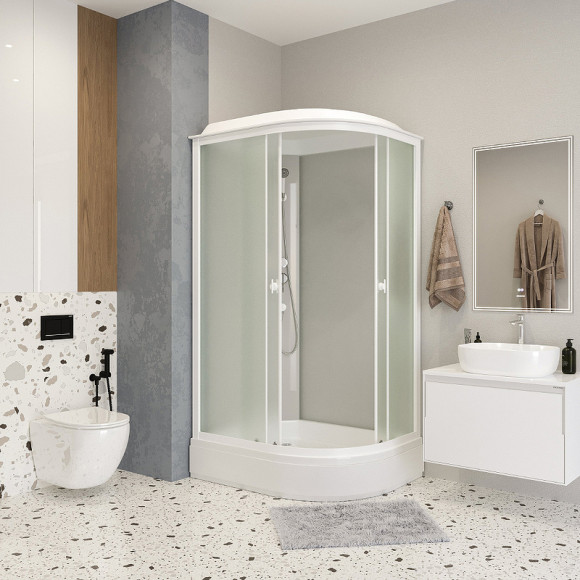 Душевая кабина Niagara Promo 120x80 L P120/80/26L/MT без гидромассажа Душевая кабина Niagara Promo 120x80 L P120/80/26L/MT без гидромассажа