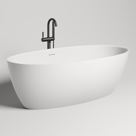 Ванна из литьевого мрамора Salini Alda Nuova 170х80 101912G Белая глянцевая Ванна из литьевого мрамора Salini Alda Nuova 170х80 101912G Белая глянцевая