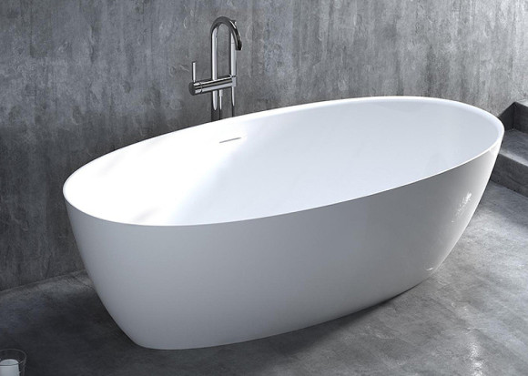 Ванна из литьевого мрамора Salini Alda Nuova 170х80 101912G Белая глянцевая Ванна из литьевого мрамора Salini Alda Nuova 170х80 101912G Белая глянцевая